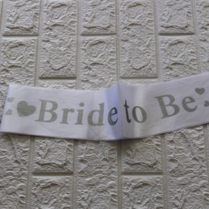 Bride to Be Sash